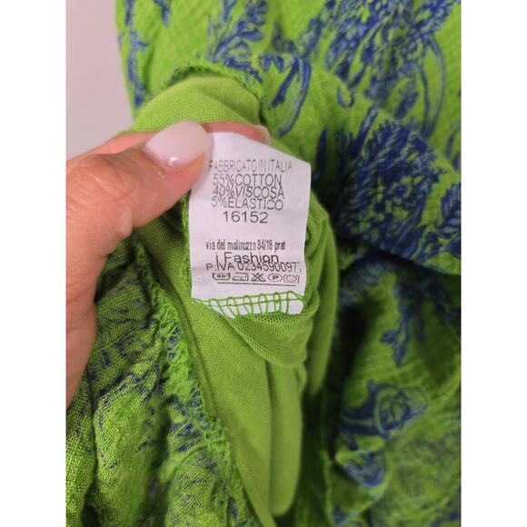 Alegria Sorrento Italy Floral Stretch Dress Boho Resort Style Made in Italy S/M - Picture 6 of 11